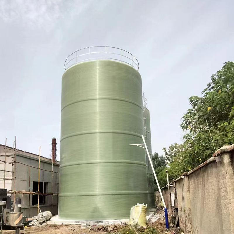 Vertical FRP repono tank